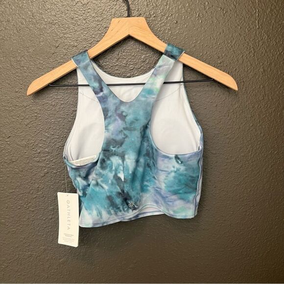 Athleta Conscious Crop Printed Bra A-C - Picture 7 of 14